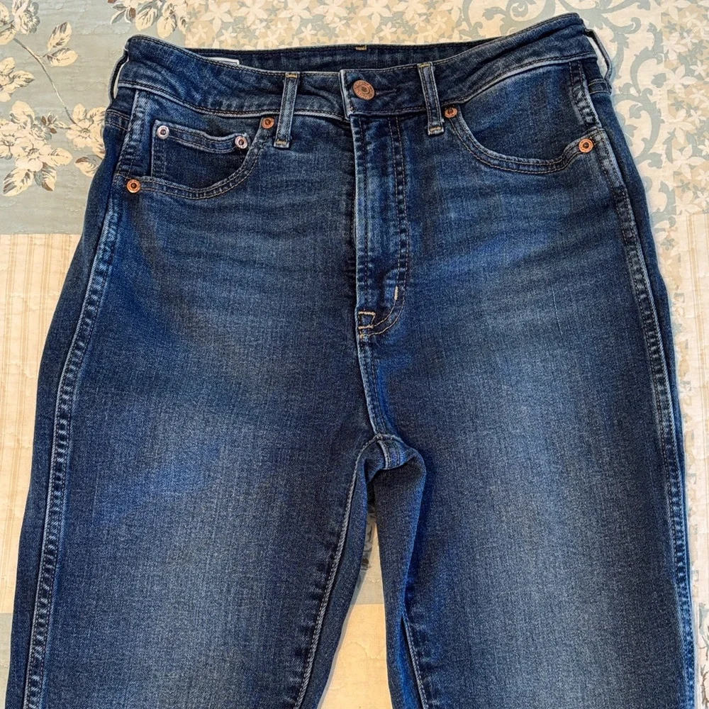 GAP VINTAGE SLIM SKY HIGH DARK WASH JEANS in Size 28/6R - Picture 1 of 7